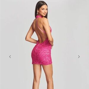 Retrofete OLIVIA SEQUIN MINI DRESS small